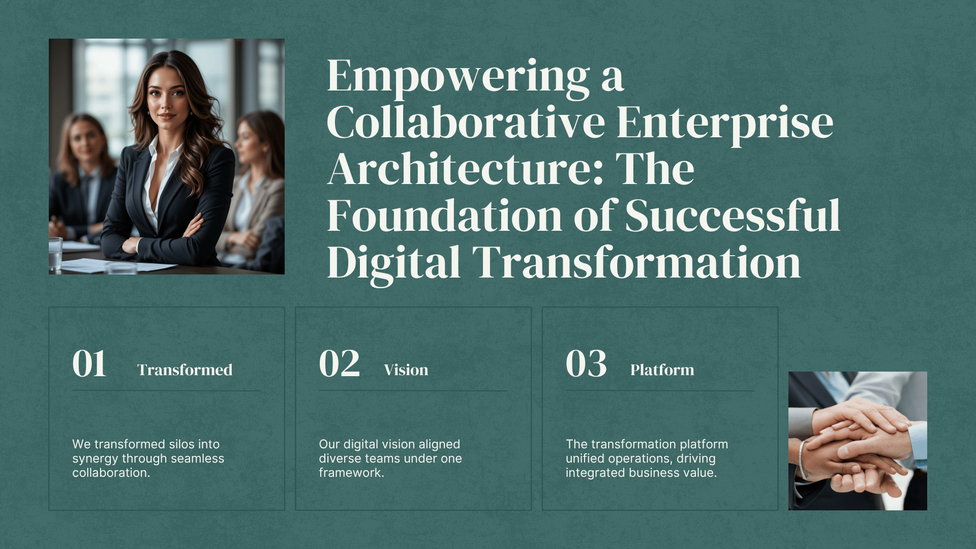 Empowering a Collaborative Enterprise Architecture: The Foundation of Successful Digital Transformation